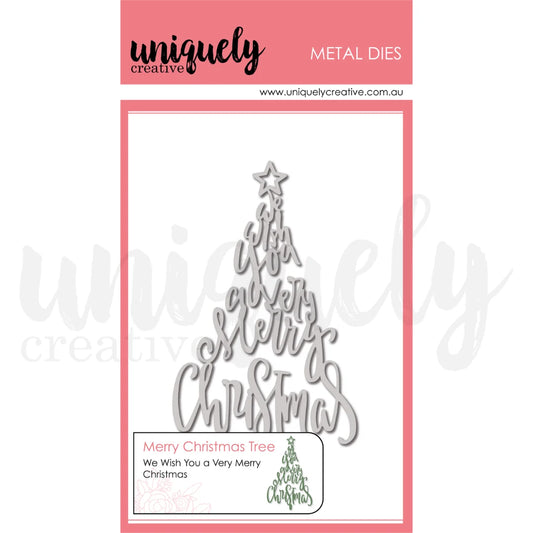 Uniquely Creative - Merry Christmas Tree Die
