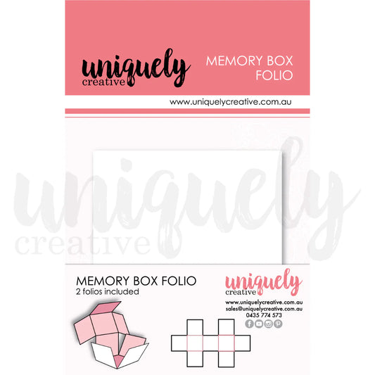 Uniquely Creative - Memory Box Folio - White