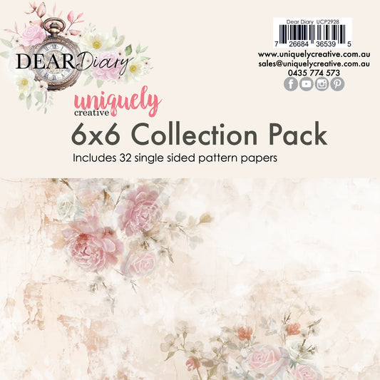 Uniquely Creative - Dear Diary - 6x6 Paper Pad