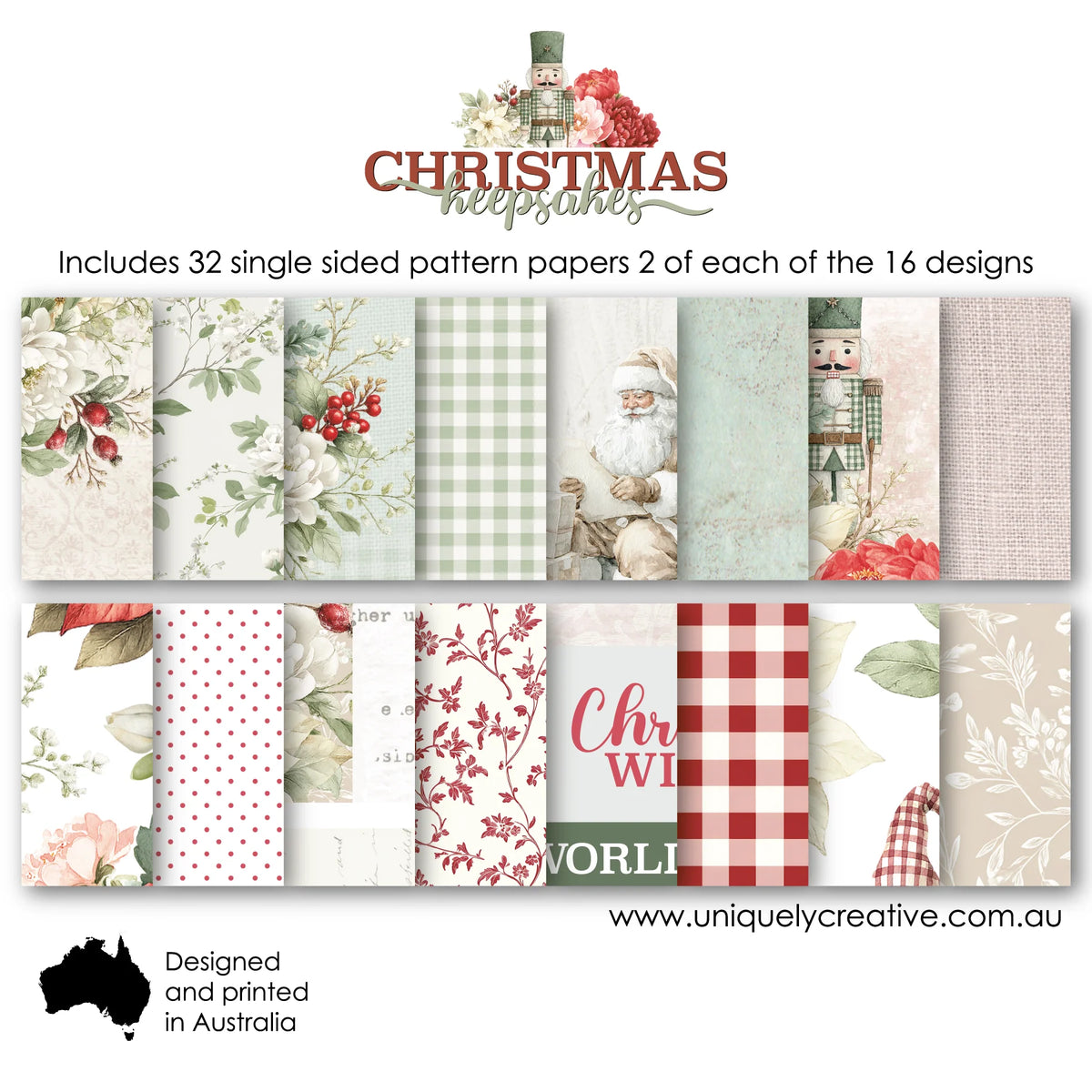 Uniquely Creative - Christmas Keepsake - 6x6 Collection Pack