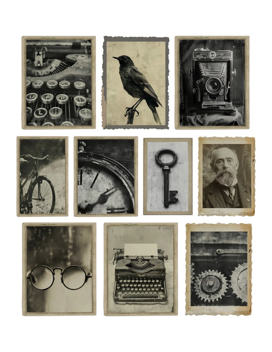 Simply Stated - Urban Grunge - Vintage Photos Ephemera