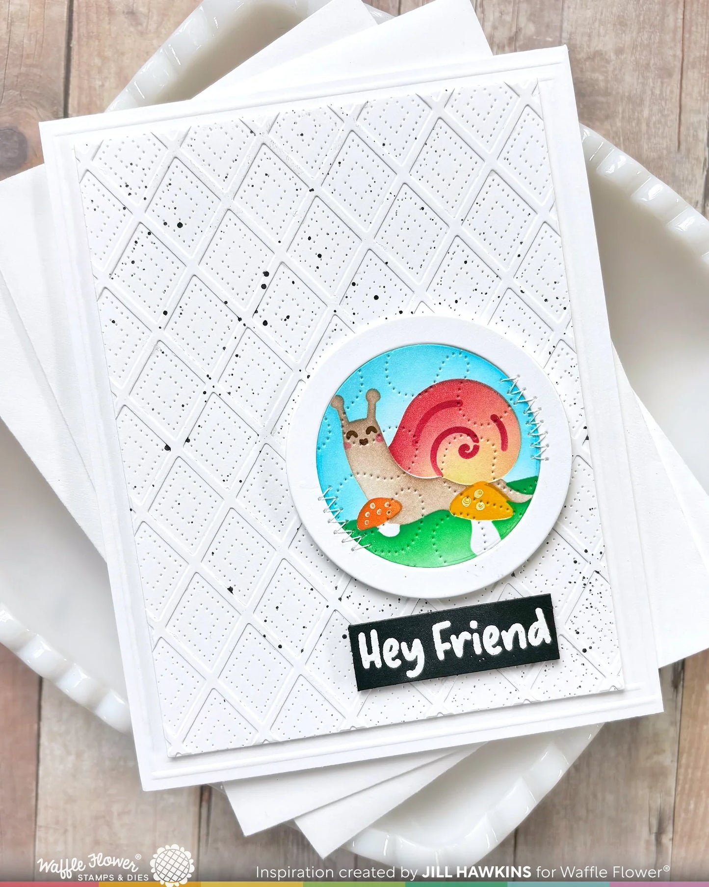Waffle Flower - Rhombus Texture Die