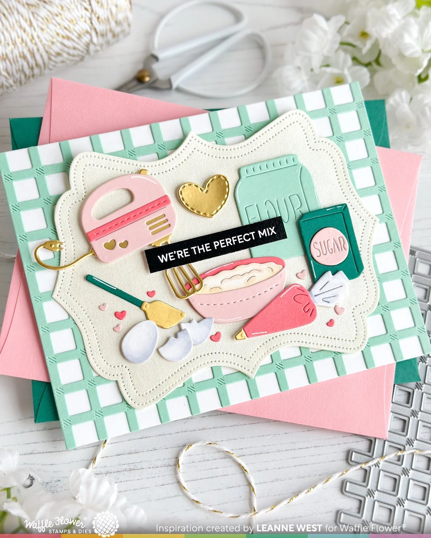 Waffle Flower - Gingham Die