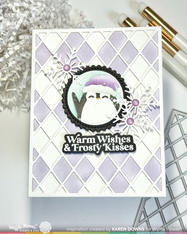 Waffle Flower - Rhombus Panel Die
