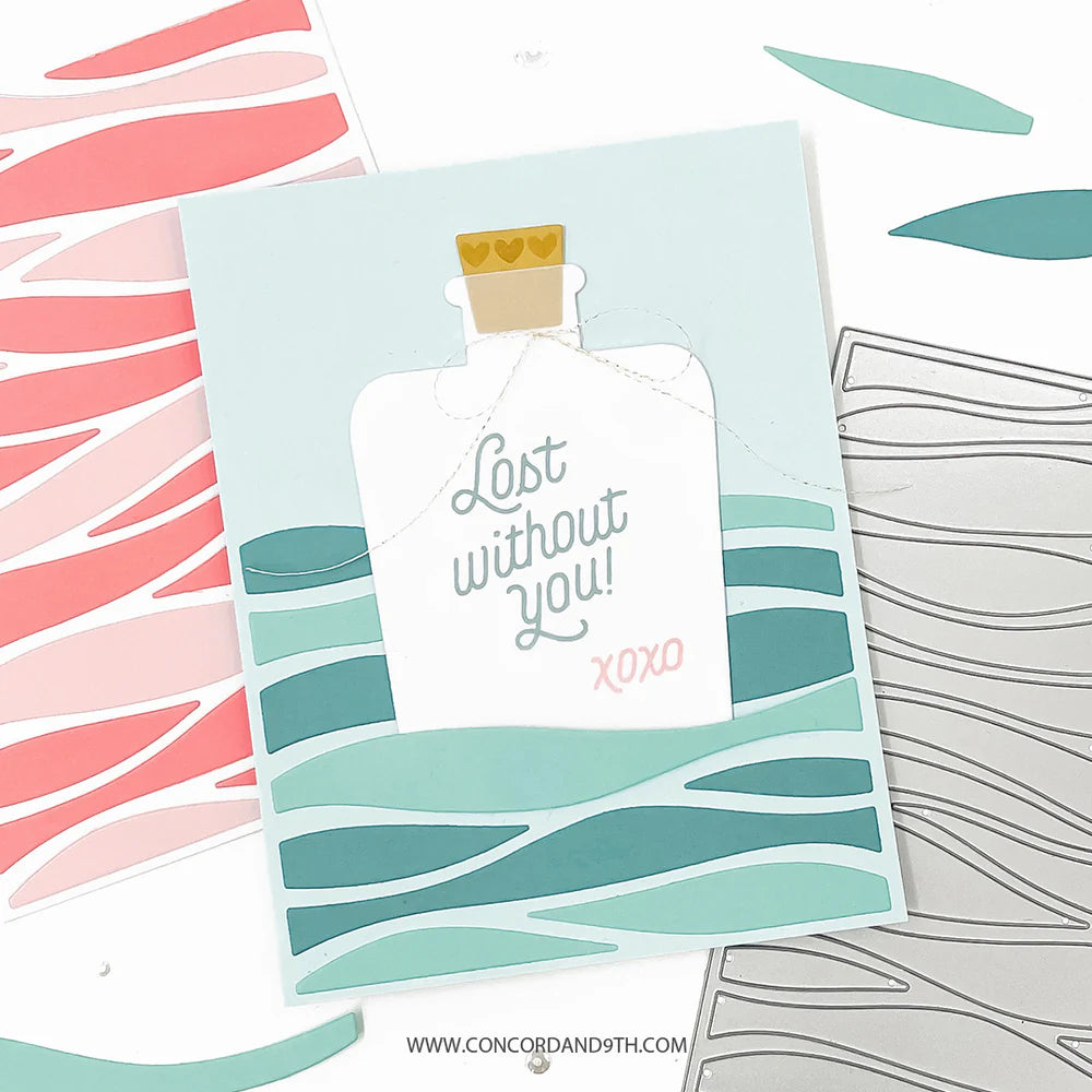 Concord & 9th - Wavy Card Front Die