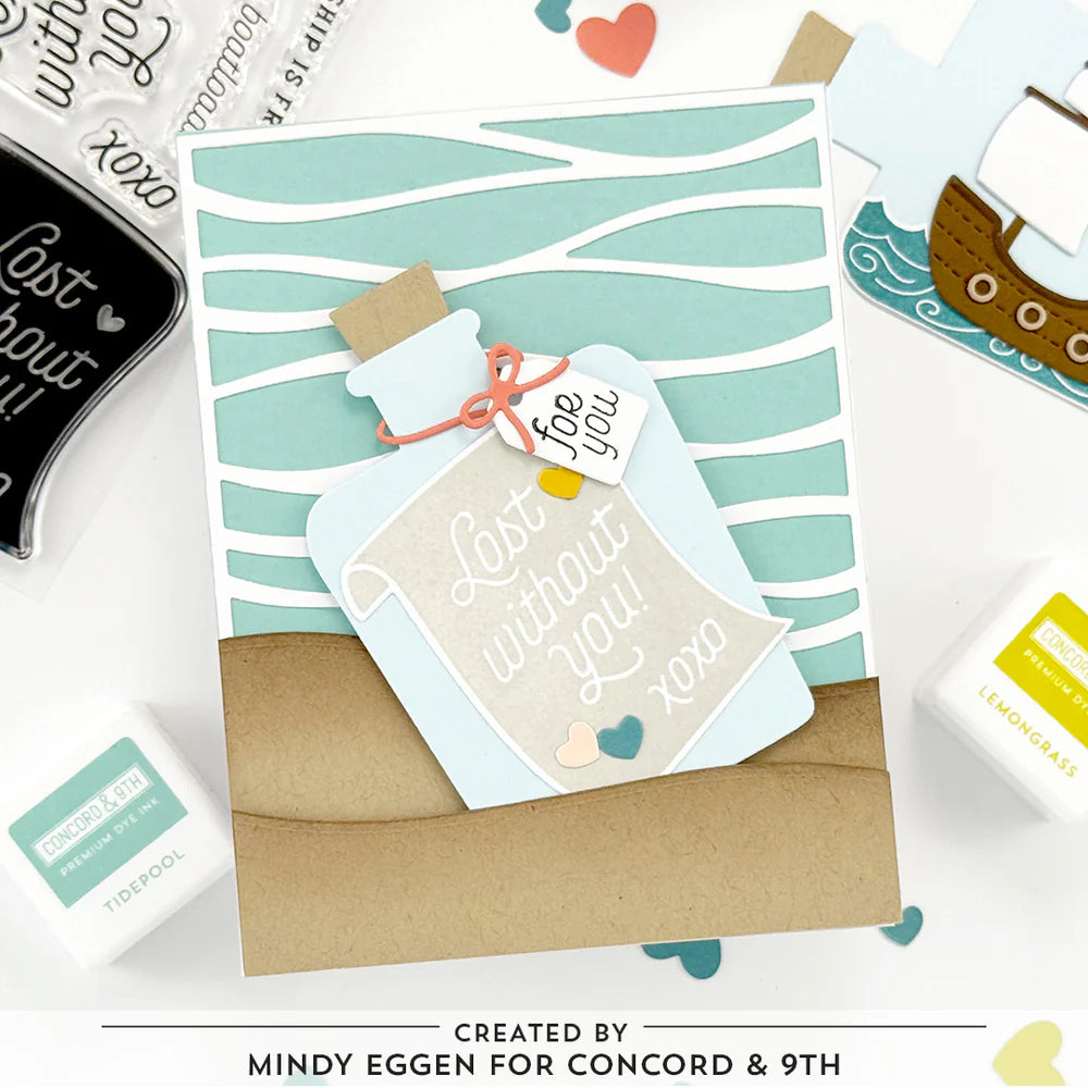 Concord & 9th - Wavy Card Front Die