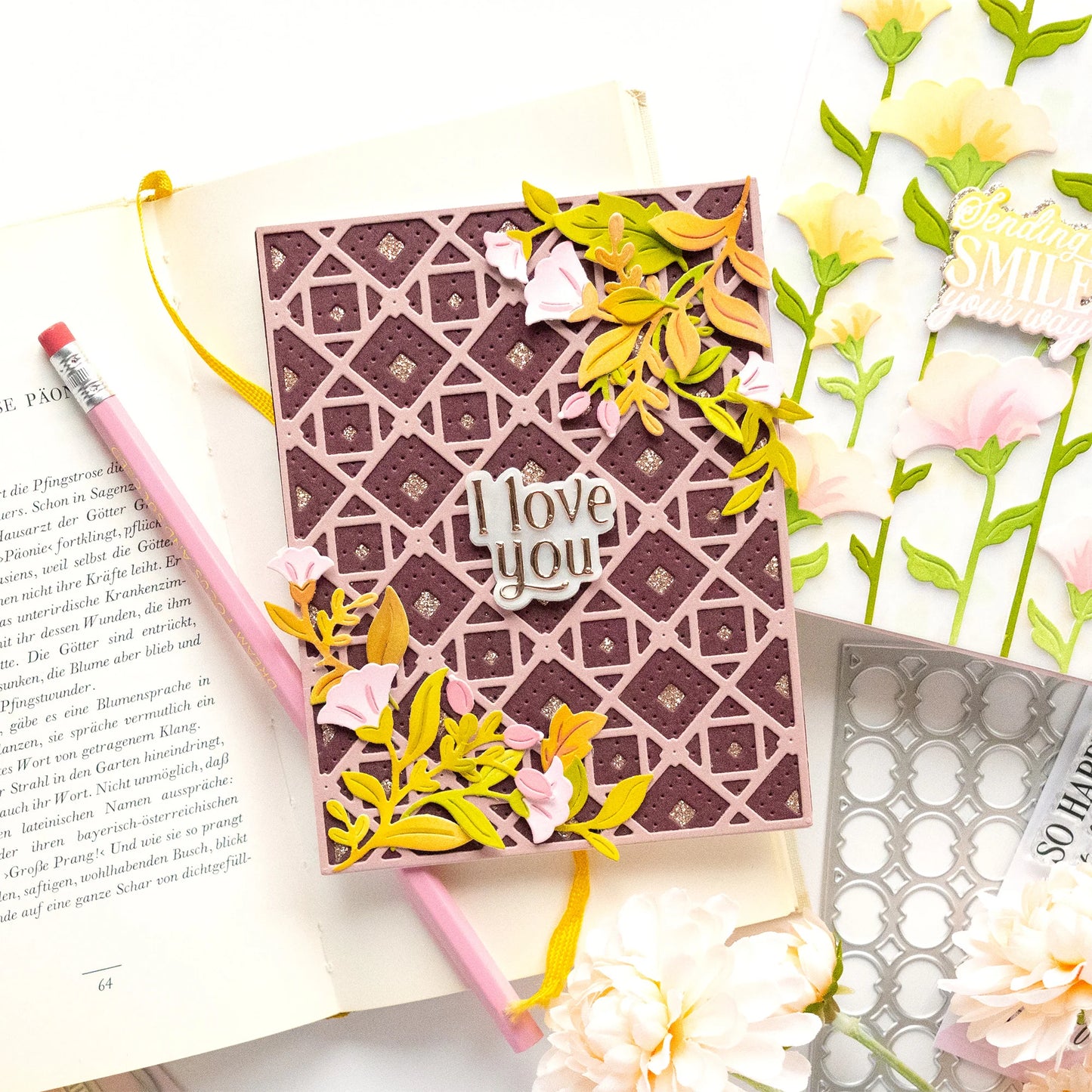 Pinkfresh - Wild Meadow Wreath Die & Stencil Bundle