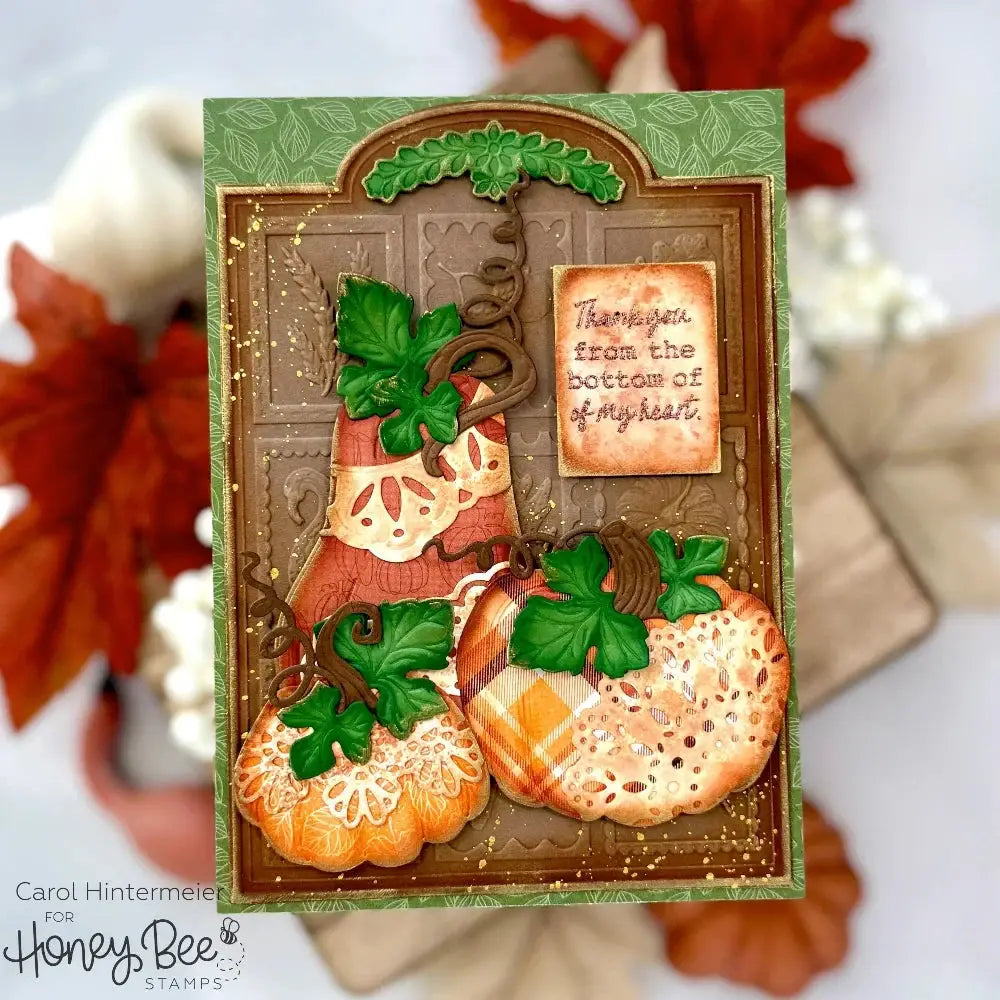 Honey Bee - Lovely Layers: Boho Pumpkins Die Set