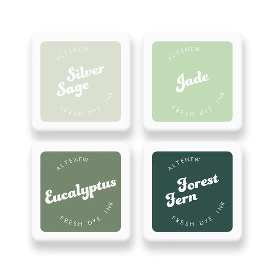 Altenew - Fresh Dye Ink Mini Cube Set - Frosted Foliage