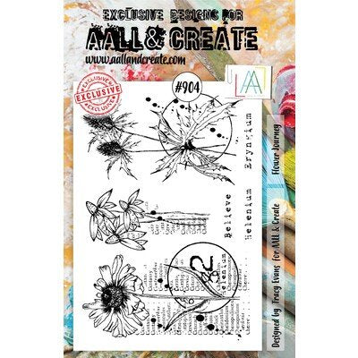 AALL & Create - #904 Stamp Set - Flower Journey