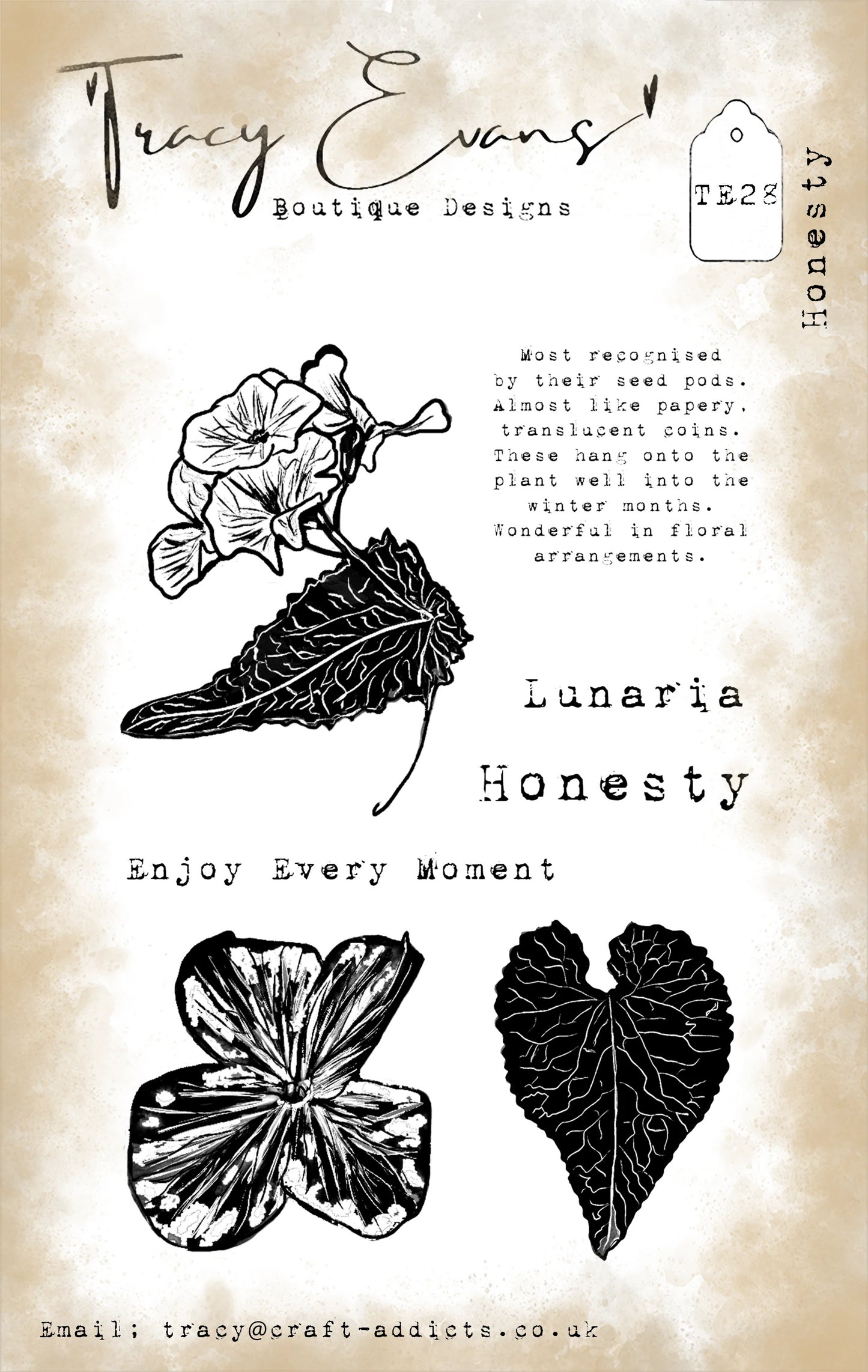 Tracy Evans - Honesty Stamp Set