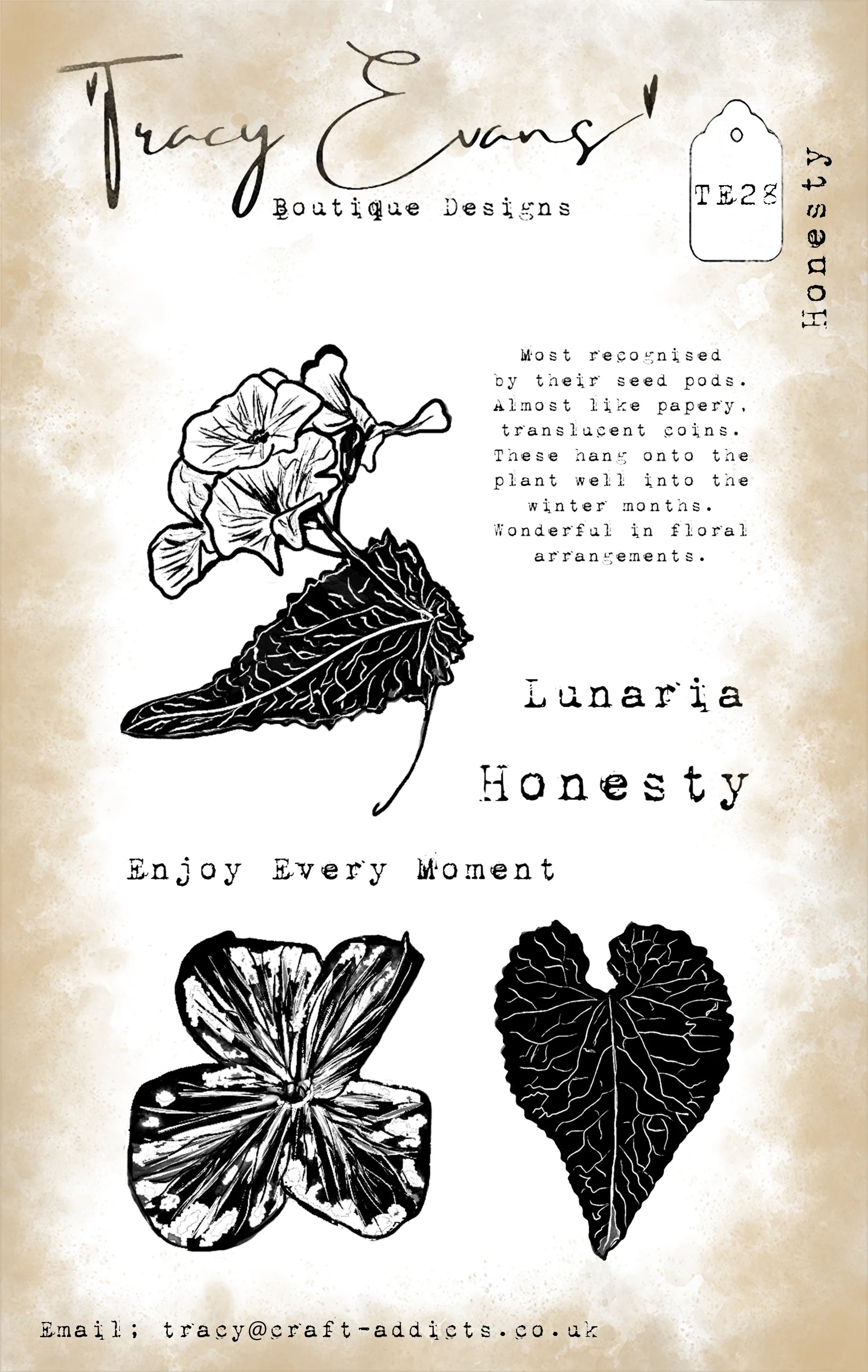 Tracy Evans - Honesty Stamp Set