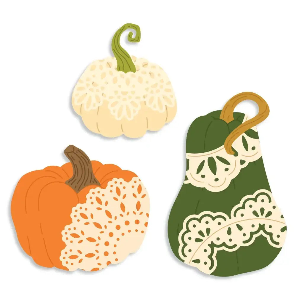 Honey Bee - Lovely Layers: Boho Pumpkins Die Set