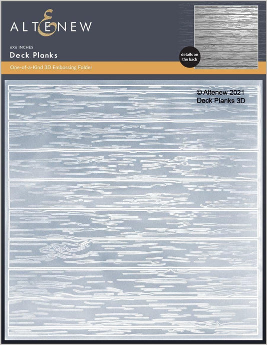 Altenew - 3D Embossing Folder - Deck Planks