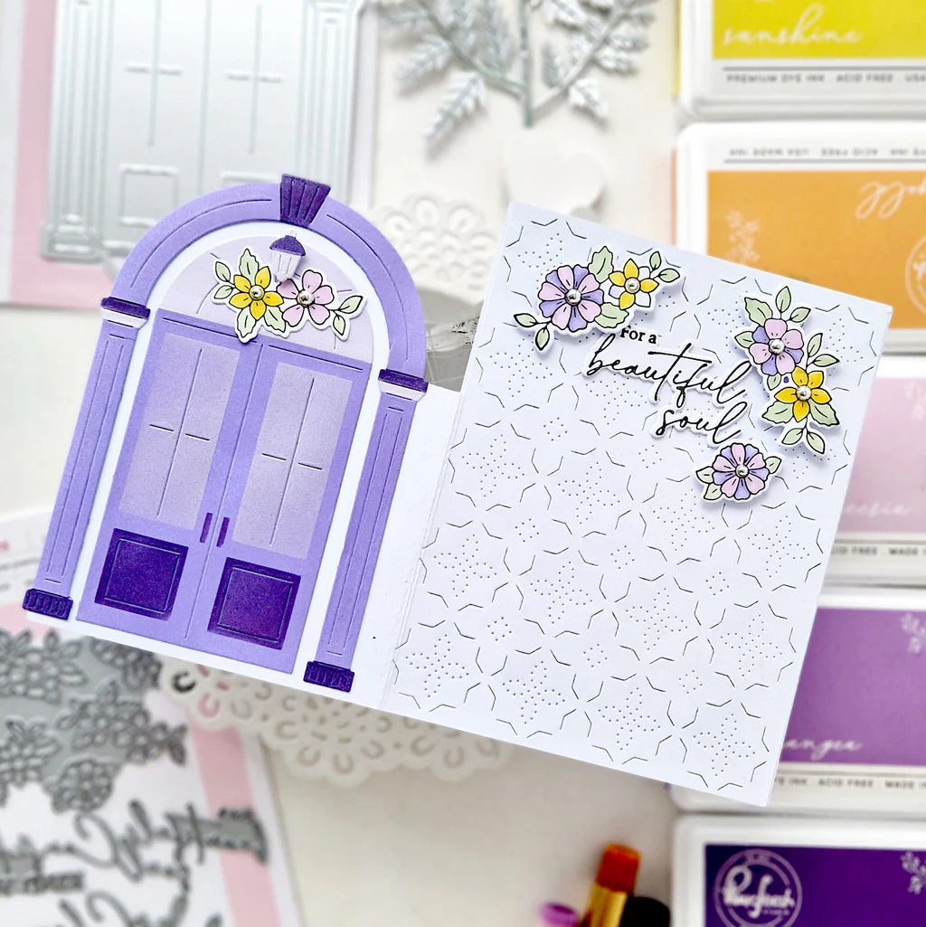 Pinkfresh - Arched Elegance Stencil & Die Bundle