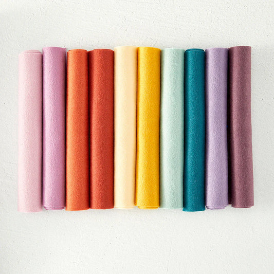 Spellbinders - Merino Wool Felt Sheets - Trend Collection