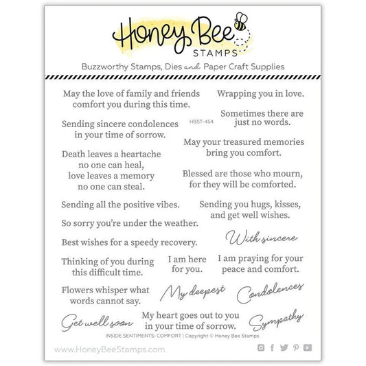 Honey Bee - Inside: Comfort Sentiments Stamp Set