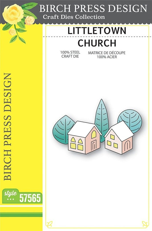 Birch Press - Littletown Church Die Set