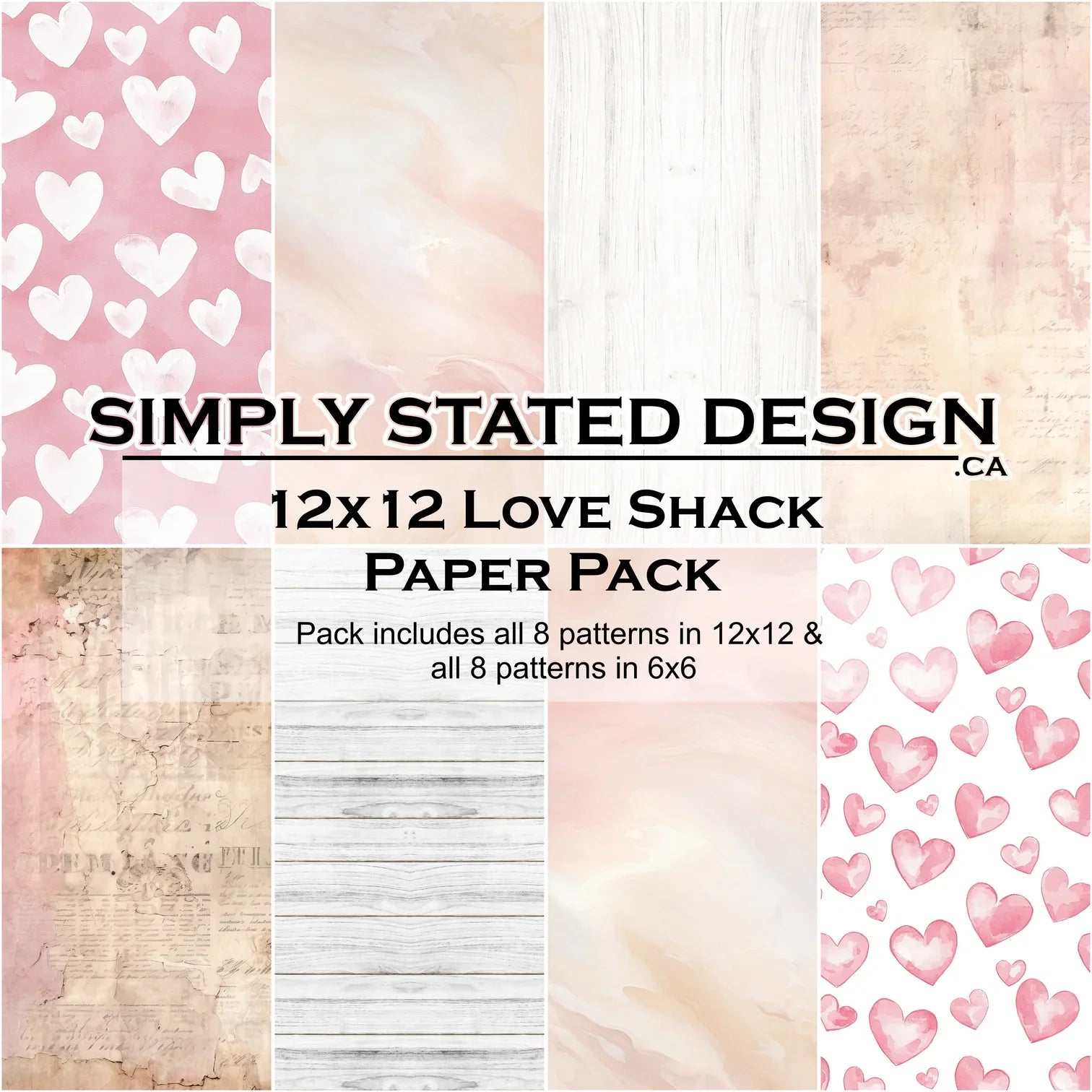 Simply Stated - Love Shack - Paper Pack