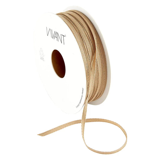 Vivant - Texture Narrow Ribbon - Sand/Champagne