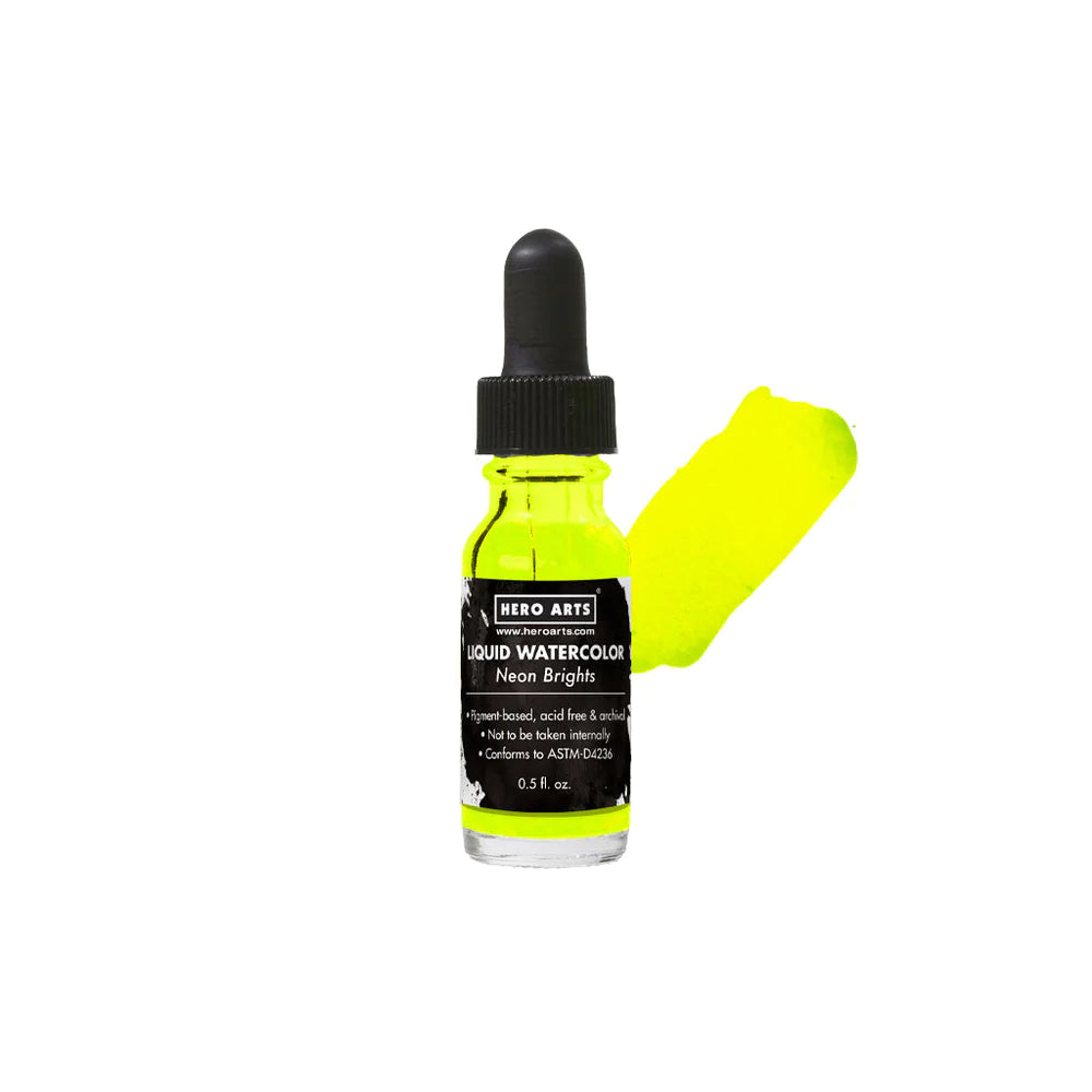 Hero Arts - Liquid Watercolor - Neon Brights Chartreuse