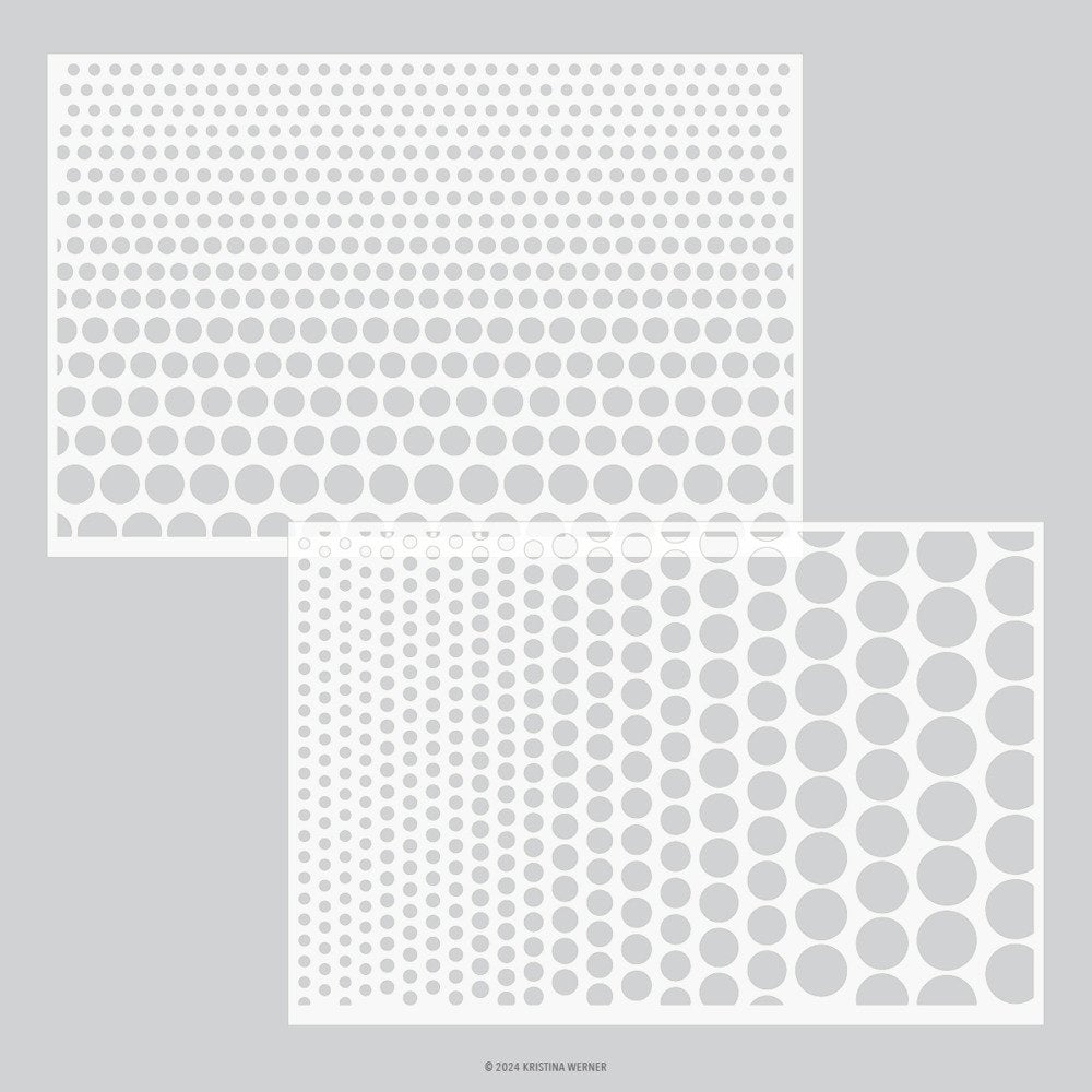 Concord & 9th - Gradual Dots Stencil Pack by Kristina Werner