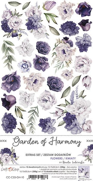Craft O'Clock - Garden of Harmony - Extras Set: Flowers