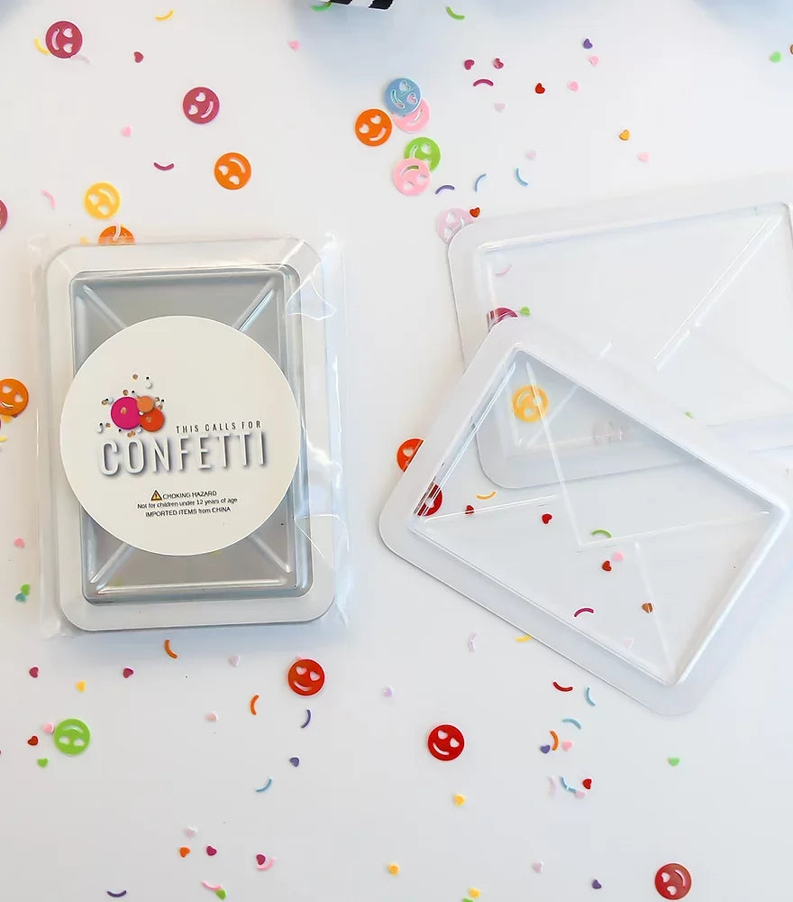 This Calls for Confetti - Embossed Envelope Shaker Pouches