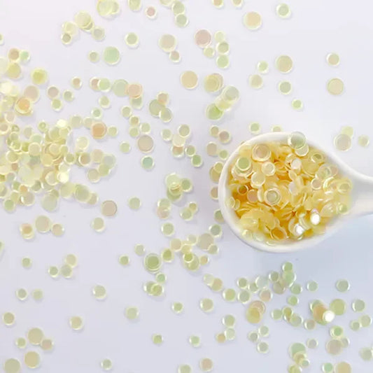 This Calls for Confetti - Iridescent Sequin Confetti - Light Yellow