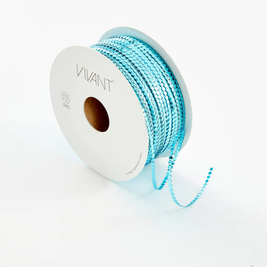 Vivant - Circle Metallic Cord - Teal - 1 yard