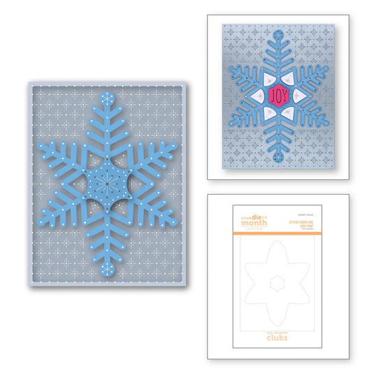 Spellbinders - Stitching Die of the Month - Stitched Snowflake Bundle