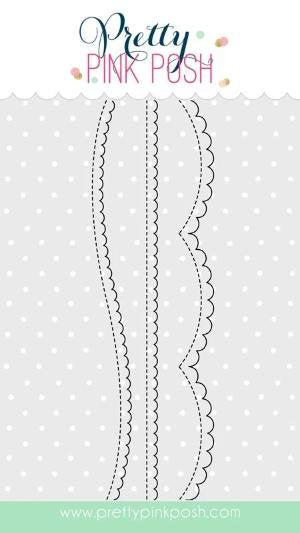 Pretty Pink Posh - Scallop Borders 1 Die Set