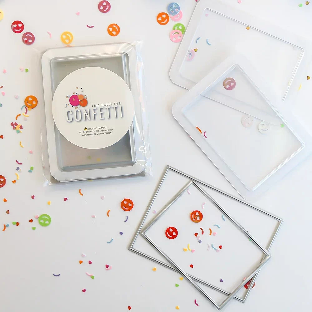 This Calls for Confetti - Rectangle Shaker Pouch & Die Starter Kit