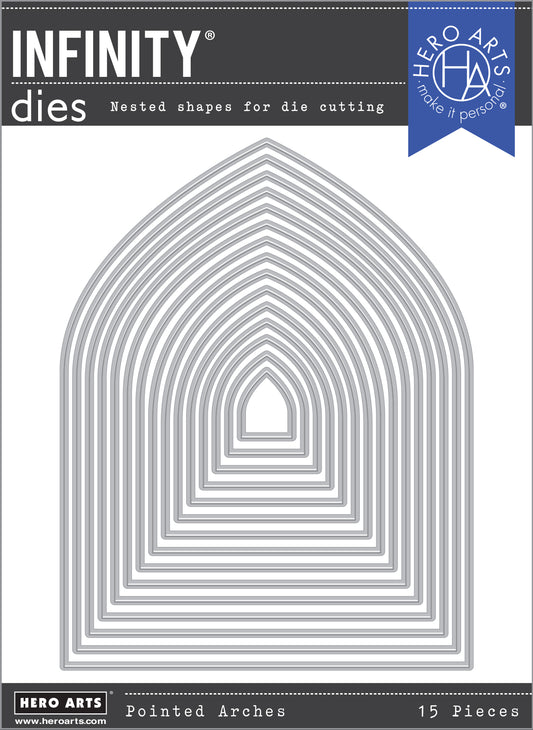 Hero Arts - Pointed Arches Infinity Die Set