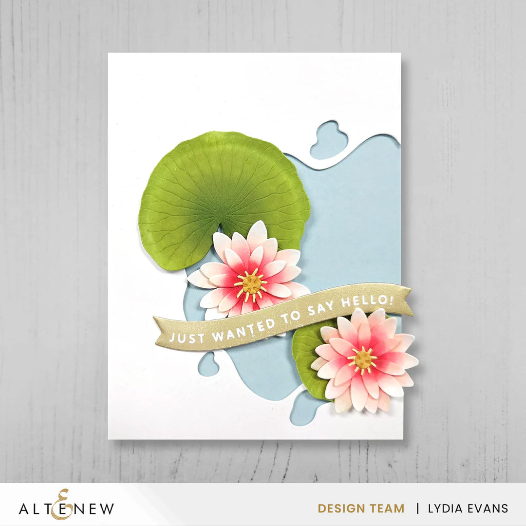 Altenew - One-Go: Solid Sentiment Banners Stamp & Die Bundle