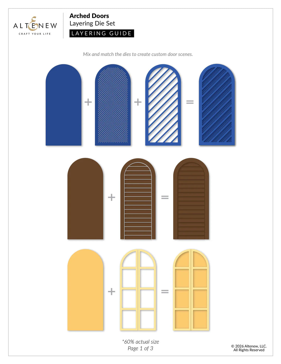 Altenew - Arched Doors Layering Die Set
