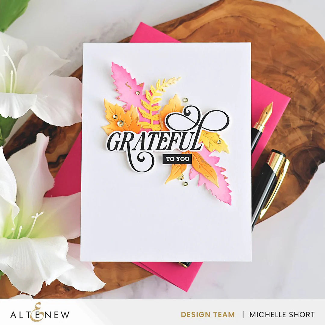 Altenew - Creative Cuts: EZ Arrangements Antique Leaves Layering Die Set