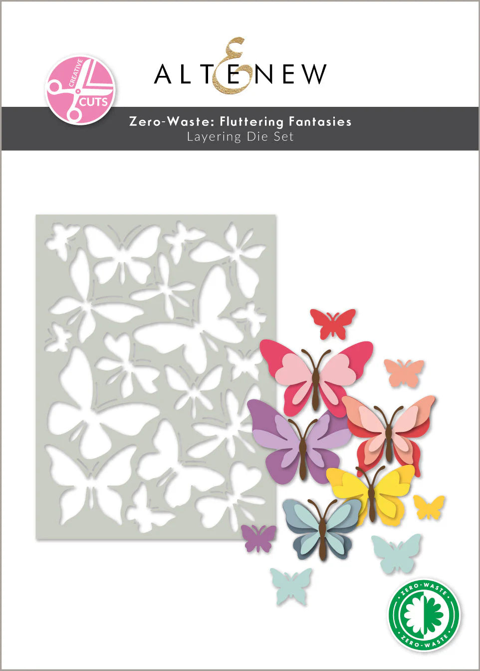 Altenew - Zero Waste Fluttering Fantasies Layering Die