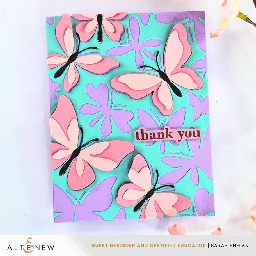 Altenew - Zero Waste Fluttering Fantasies Layering Die