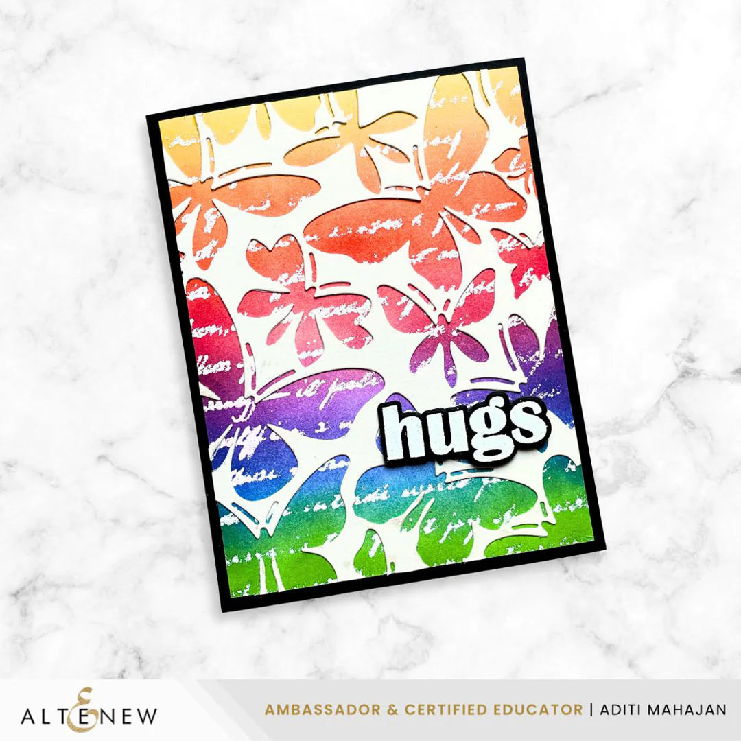 Altenew - Zero Waste Fluttering Fantasies Layering Die