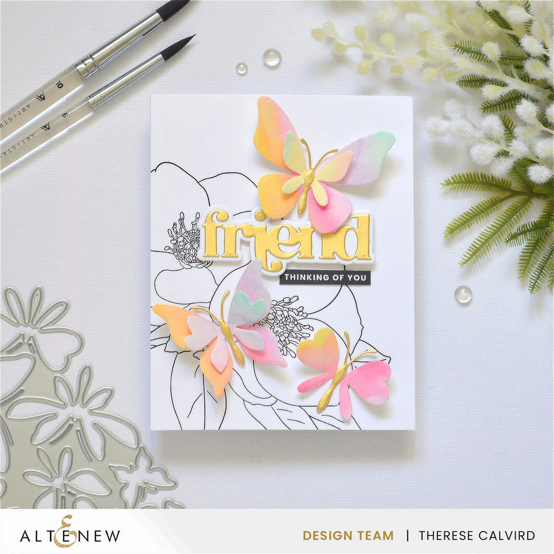 Altenew - Zero Waste Fluttering Fantasies Layering Die