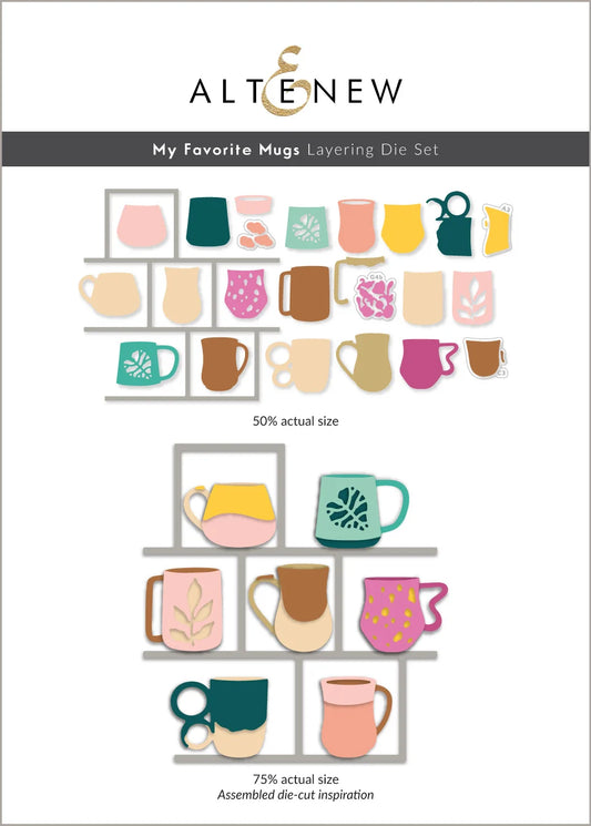Altenew - My Favorite Mugs Layering Die Set