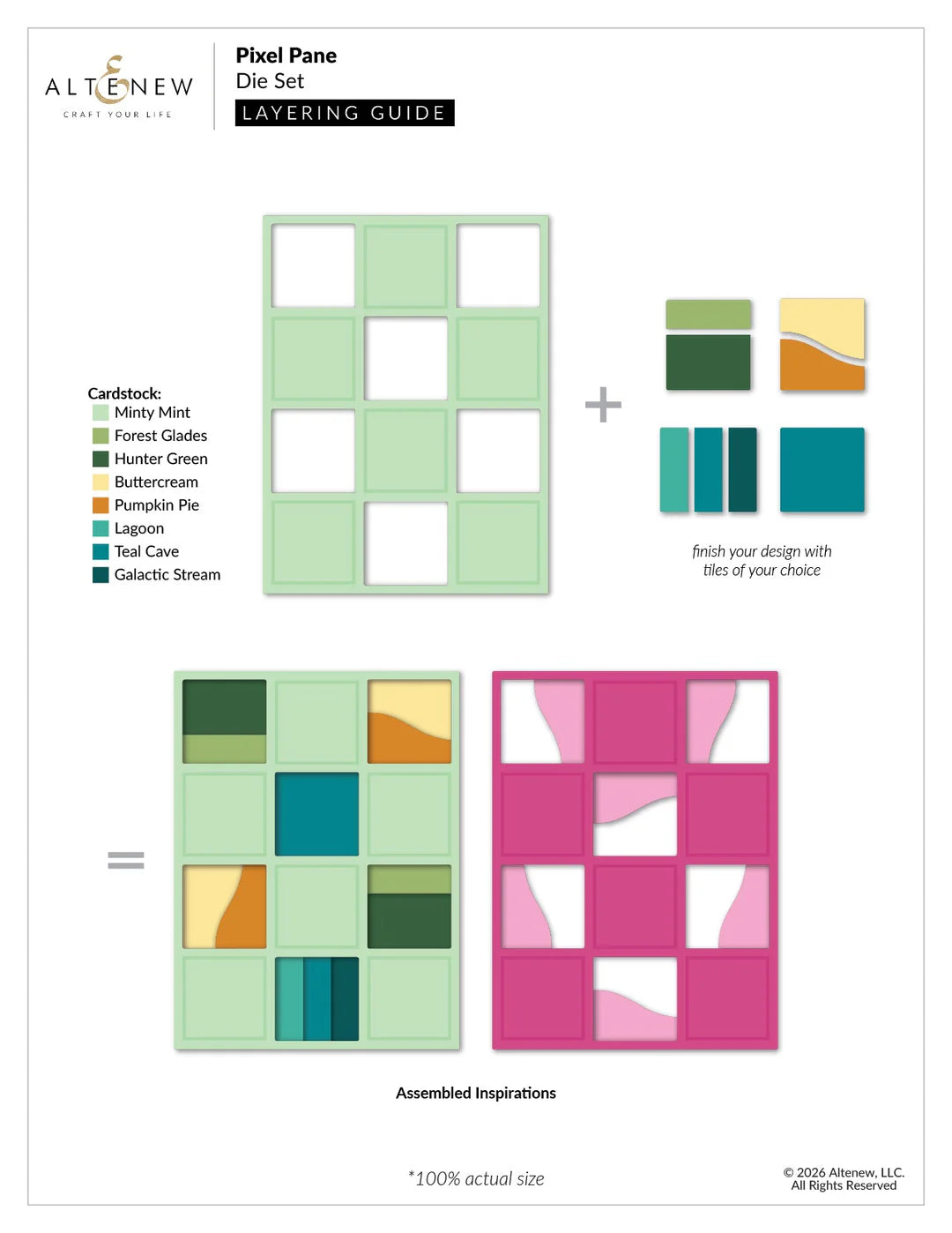 Altenew - Pixel Pane Die Set