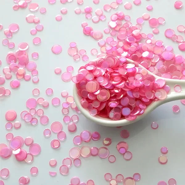 This Calls for Confetti - Iridescent Sequin Confetti - Dark Pink