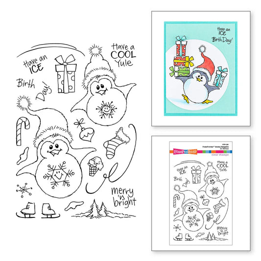 Stampendous - Snow Penguins Stamp Set
