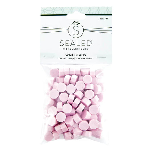 Spellbinders - Sealed Wax Beads - Cotton Candy