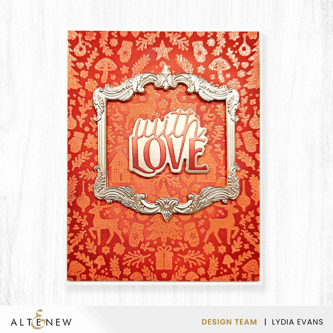 Altenew - Decorative Frames 3D Embossing Folder & Die Set