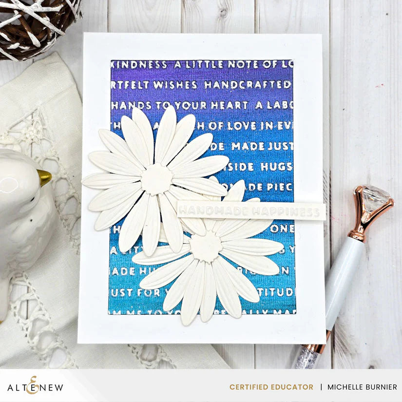 Altenew - Handmade Happiness 3D Embossing Folder