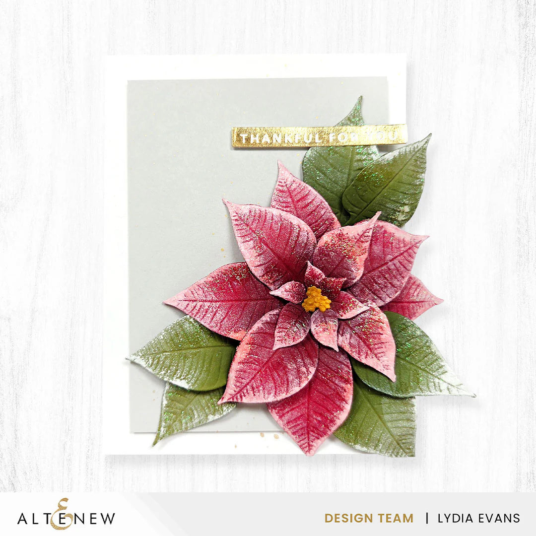 Altenew - Lush Botanicals: Poinsettia 3D Embossing Folder & Die Bundle