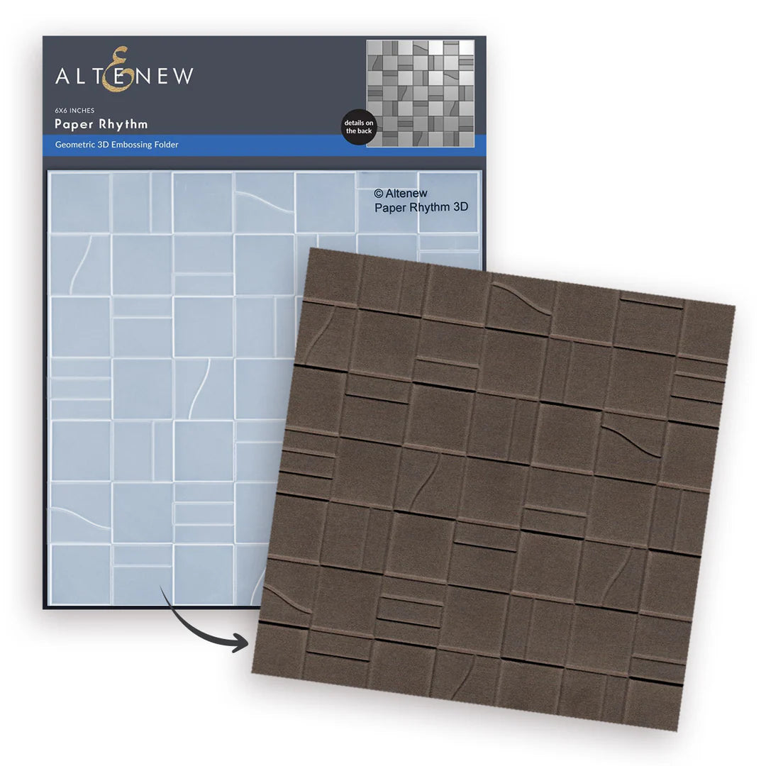 Altenew - 3D Embossing Folder - Paper Rhythm